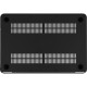 Чохол-накладка для Macbook Neo - Armorstandart Crystal, Black