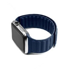 Ремінець для Apple Watch - 38/40/41mm, Leather Link, Midnight Blue (S/M)