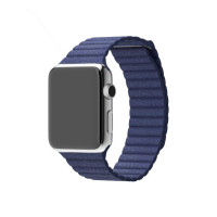 Ремінець для Apple Watch - 38/40/41mm, Leather Loop, Midnight Blue (HC)