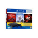 Sony PlayStation 4 Slim, 1Tb (Spider Man+GTS+Horizon ZeroD+90D PS Plus) Black, UA