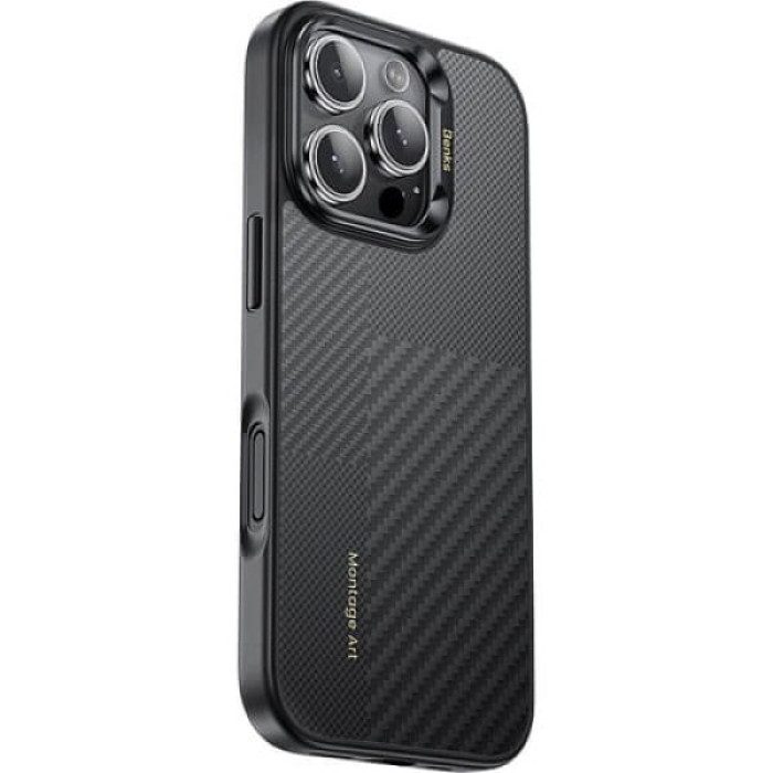 Чохол для iPhone 15 Pro - Benks Montage Armor Air Kevlar (600D/1500D) MagSafe, Black