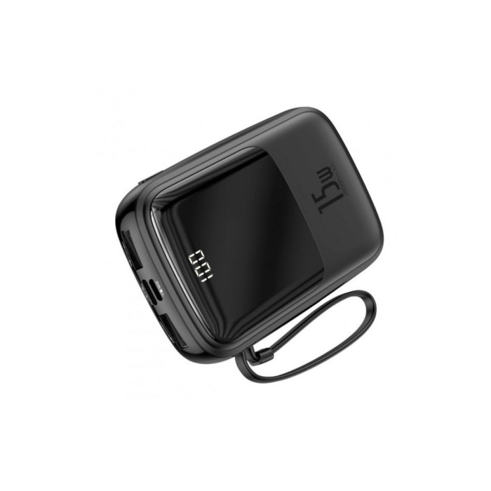 Додатковий аккумулятор Baseus 10000mAh Qpow 15W 3A Black