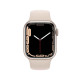 Apple Watch S7 45mm Starlight, Starlight Sport Band