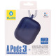 Чохол для Apple AirPods 3 - Blueo Liquid Silicone Protective Case, Sea Blue