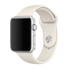 Ремінець для Apple Watch - 38/40/41mm, Apple Sport Band, White (S/M)