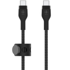 Кабель USB-C to USB-C - Belkin, Braided 60Вт 1m, Black