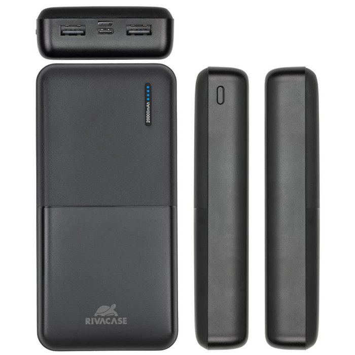 Додатковий аккумулятор RivaCase 20000mAh Black