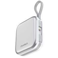 Додатковий аккумулятор Choetech 10000mAh LED Display Mobile and Apple Watch White