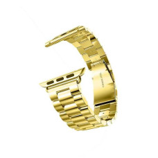 Ремінець для Apple Watch - 42/44/45/46/49mm, Braslet Fohuas Luxury Stainless, Gold