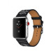 Ремінець для Apple Watch - 42/44mm, COTEetCI Fashion W13 Leather, Black