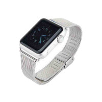 Ремінець для Apple Watch - 42/44mm, COTEetCI W2 Milanese Band, Silver