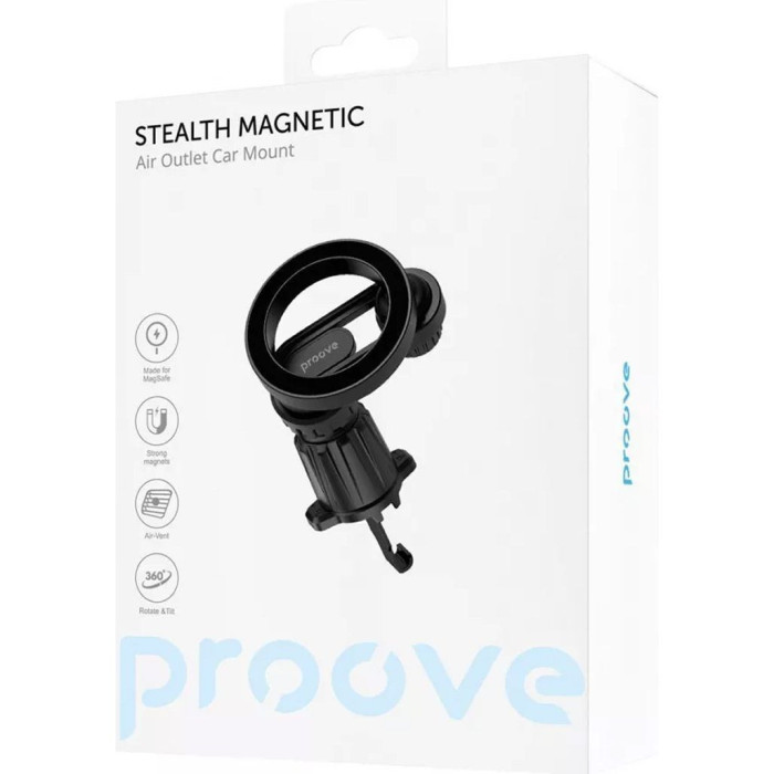 Тримач Proove Stealth Magnetic Air Outlet Car Mount Magnetic Ring Black
