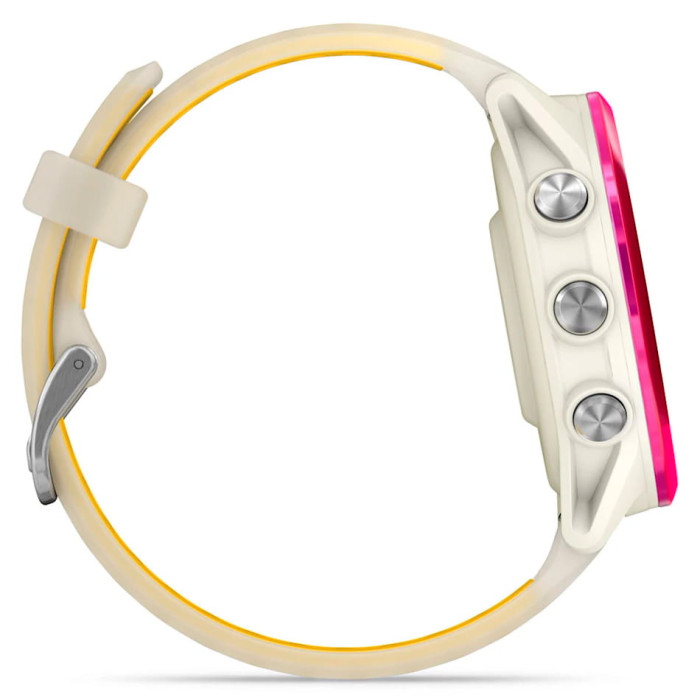 Смарт-годинник Garmin Forerunner 570 42mm Raspberry Aluminum w. Translucent Bone/Mango Band