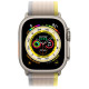 Apple Watch Ultra Titanium, Yellow/Beige Trail Loop (S/M), LTE