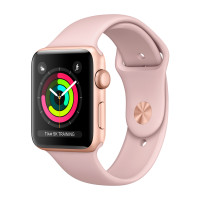 Apple Watch S3 42mm Gold, Pink Sport Band Вживаний (б/в)