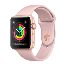 Apple Watch S3 42mm Gold, Pink Sport Band Вживаний (б/в)