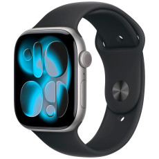 Apple Watch S11 42mm Space Grey, Black Sport Band (S/M)