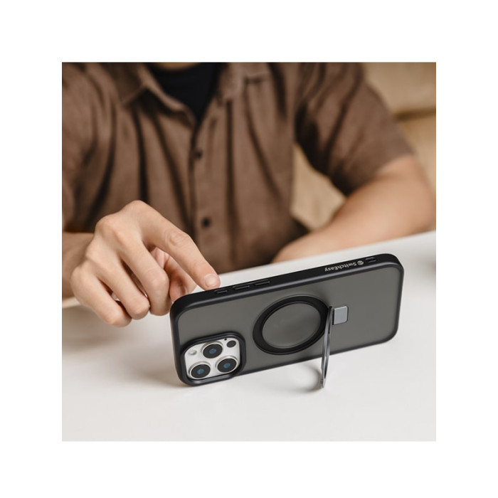 Чохол для iPhone 16 Pro Max - Switcheasy Stand Guard MagSafe, Ash