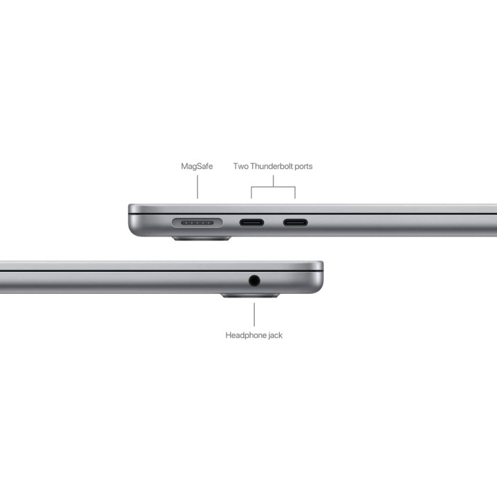 Apple Macbook Air 13.6 / M3 / 16Gb / 256Gb / Space Gray (2024) Вживаний (б/в)