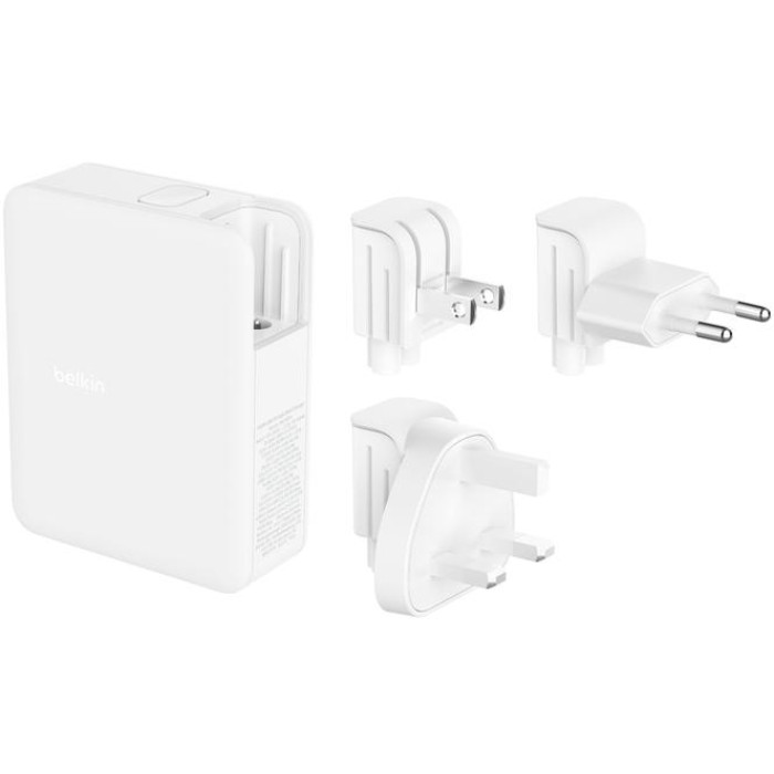Зарядний пристрій - Belkin 4-Port GaN Wall Charger, 140W White