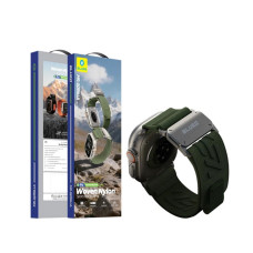 Ремінець для Apple Watch - 42/44/45/46/49mm, Blueo Trailweave MagLock Quick-Release Band, Army Green