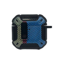Чохол для Apple AirPods 4 - 360 Protective Case, Blue / Grid