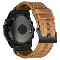 Ремінець для годинника Garmin - QuickFit 26mm, Hemsut Leather High-end Business, Natural