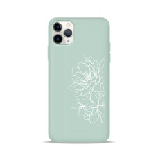 Чохол для iPhone 11 Pro Max - Pump Silicone Minimalistic Case, Floral