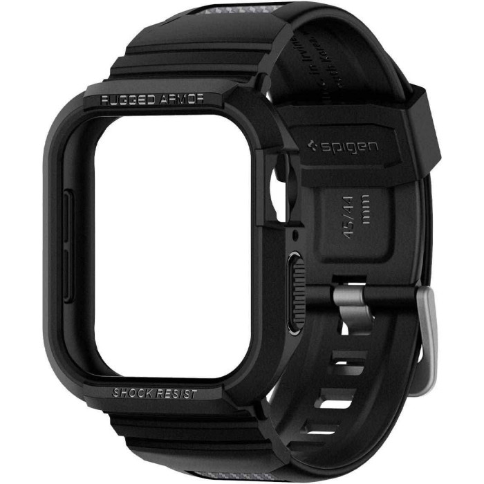 Чохол для Apple Watch - 42/44/45mm, Spigen Rugged Arnor Pro, Black