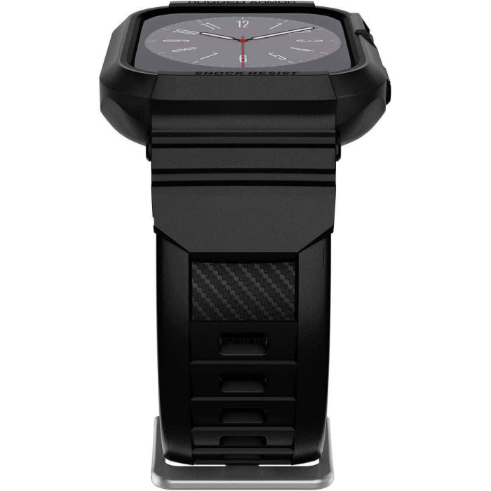 Чохол для Apple Watch - 42/44/45mm, Spigen Rugged Arnor Pro, Black