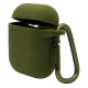 Чохол для Apple AirPods 2 - Blueo Liquid Silicone Protective Case, Army Green