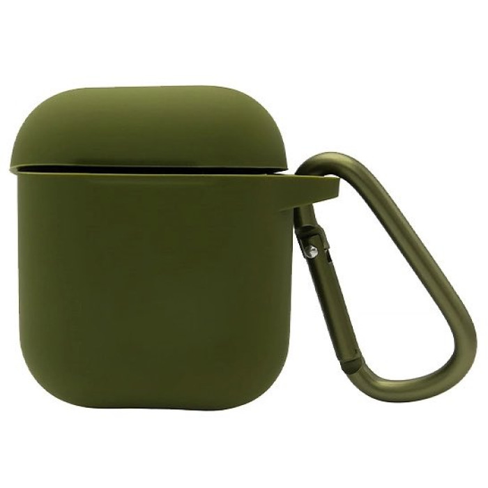 Чохол для Apple AirPods 2 - Blueo Liquid Silicone Protective Case, Army Green