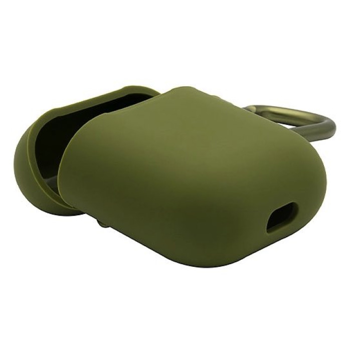 Чохол для Apple AirPods 2 - Blueo Liquid Silicone Protective Case, Army Green