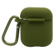Чохол для Apple AirPods 2 - Blueo Liquid Silicone Protective Case, Army Green