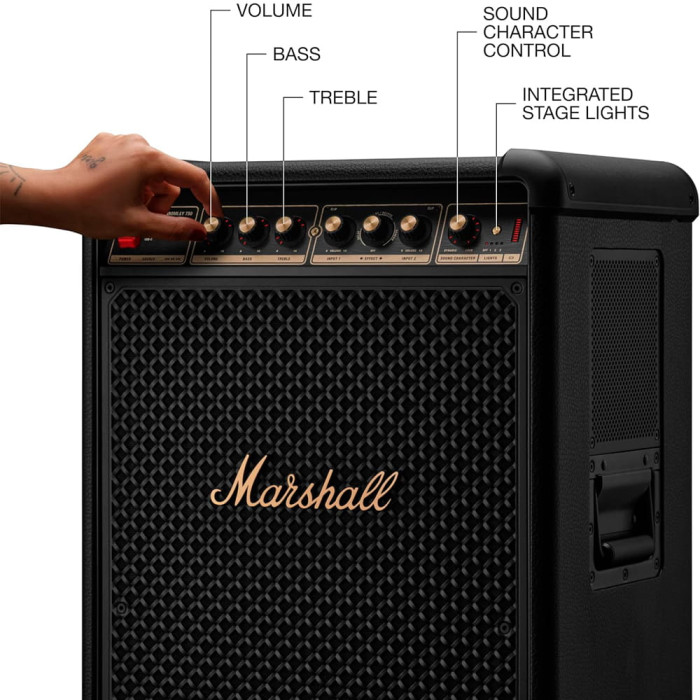 Портативна колонка Marshall Bromley 750, Black and Brass (UA)