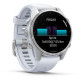 Смарт-годинник Garmin Fenix 8 43mm AMOLED Silver with Whitestone Silicone Band