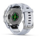 Смарт-годинник Garmin Fenix 8 43mm AMOLED Silver with Whitestone Silicone Band