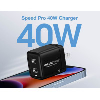 Зарядний пристрій - AmazingThing, Speed Pro, 40W Black