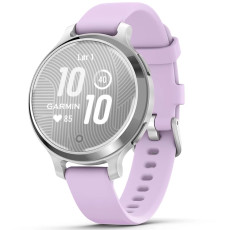 Смарт-годинник Garmin Lily 2 Active Silver with Purple Jasmine Silicone Band