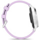 Смарт-годинник Garmin Lily 2 Active Silver with Purple Jasmine Silicone Band