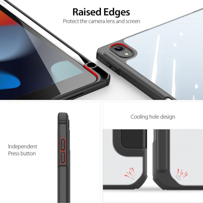 Чохол для iPad 11 (2025) / 10.9 (2022-24) - Dux Ducis Toby, Black