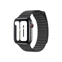 Ремінець для Apple Watch - 38/40/41mm, Leather Loop, Black (HC)