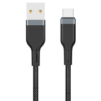 Кабель USB to USB-C - Wiwu, Platinum 1.2m, Black