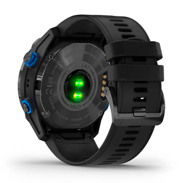 Смарт-годинник Garmin Descent Mk2i Titanium Carbon Gray DLC with Black Band