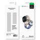 Ремінець для Apple Watch - 42/44/45/46/49mm, AmazingThing SilqLock, Starlight White / Serenity Blue