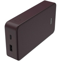Додатковий аккумулятор Hama 20000mAh USB-C USB-A Plum