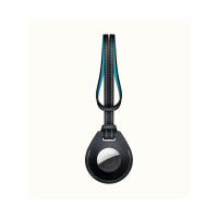 Шкіряний чохол для Apple AirTag - Wiwu Calfskin Bag Charm, Blue