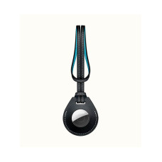 Шкіряний чохол для Apple AirTag - Wiwu Calfskin Bag Charm, Blue