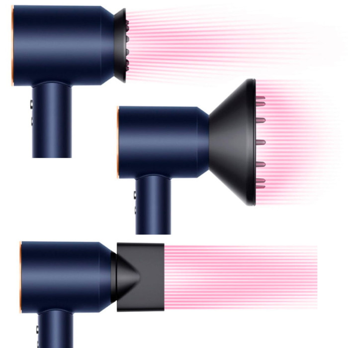 Фен Dyson HD07 Supersonic Prussian Blue/Rich Copper