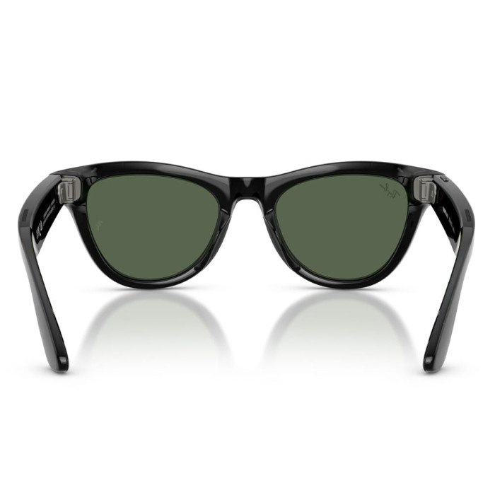 Смарт-окуляри Ray-Ban Meta Skyler Gen 2 Standard Shiny Black Frame G-15 Green Lenses s52